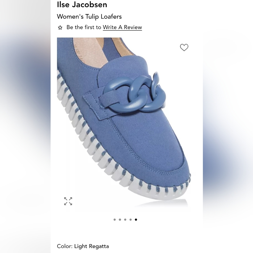 Ilse Jacobsen Women's Tulip Loafers Color Is Light Regatta Sz 40 - Picture 2 of 13